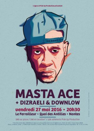 Flyer concert Masta Ace