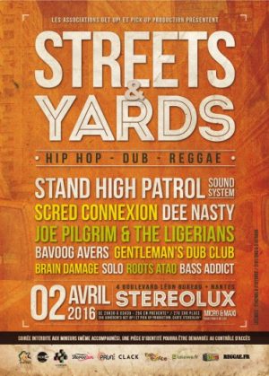 Affiche Streets & Yards 2016