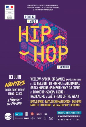 Affiche Rendez-vous Hip Hop Nantes