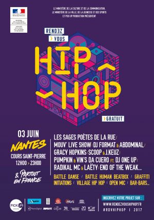 Affiche Rendez-vous Hip Hop Nantes