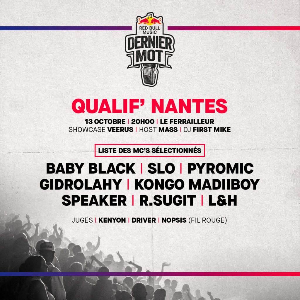 Programmation Red Bull Dernier Mot Nantes